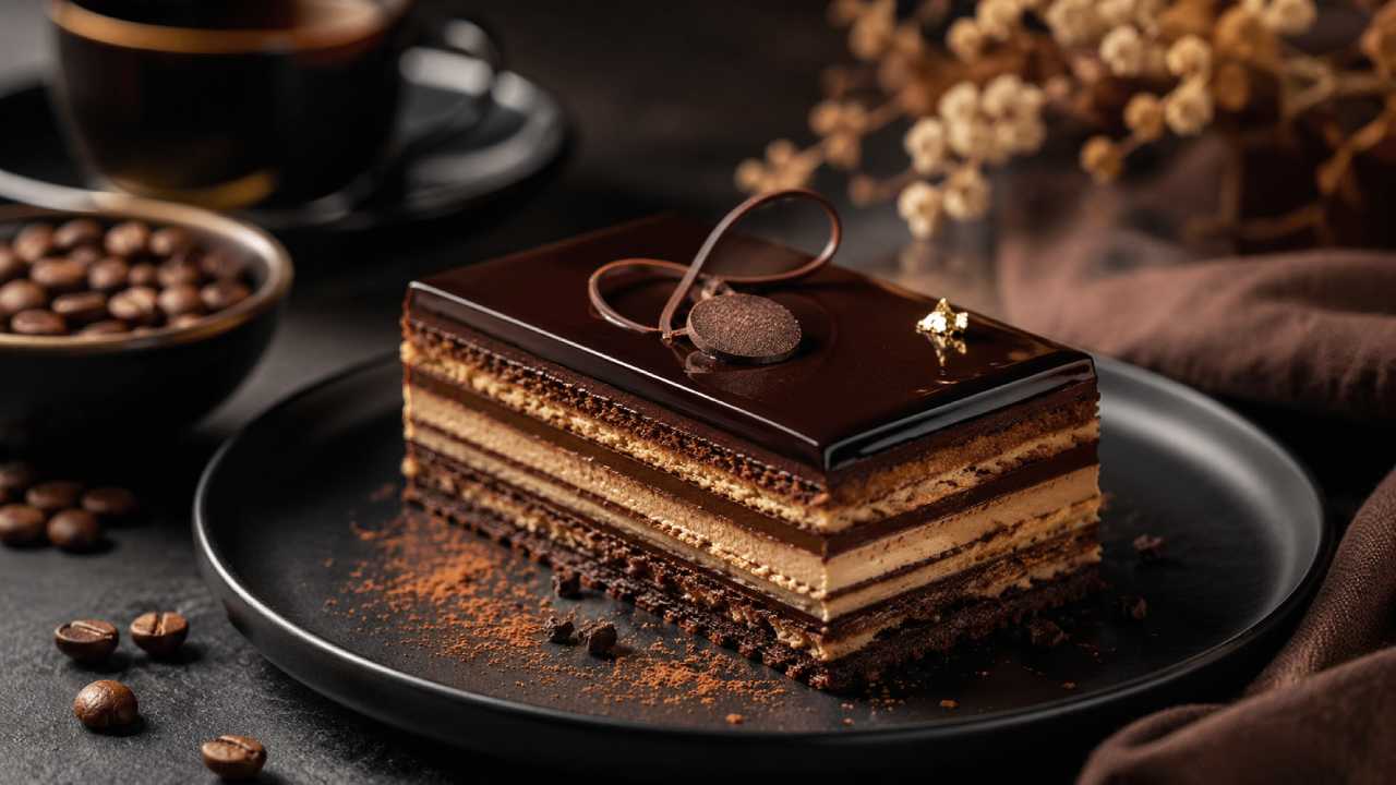 The Secret Behind Opera Cake's Popularity, a Premium Dessert with the Perfect Blend of Coffee and Chocolate
