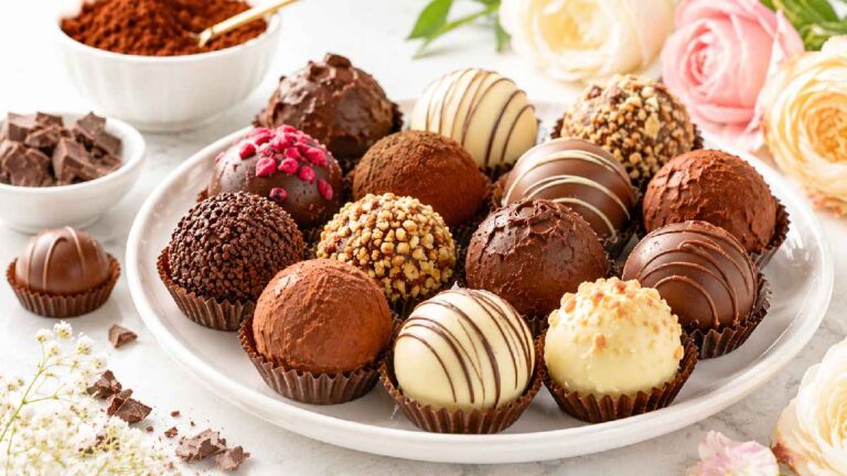 Chocolate Truffles Deliver Rich Flavor Inside Every Luxurious Bite Today