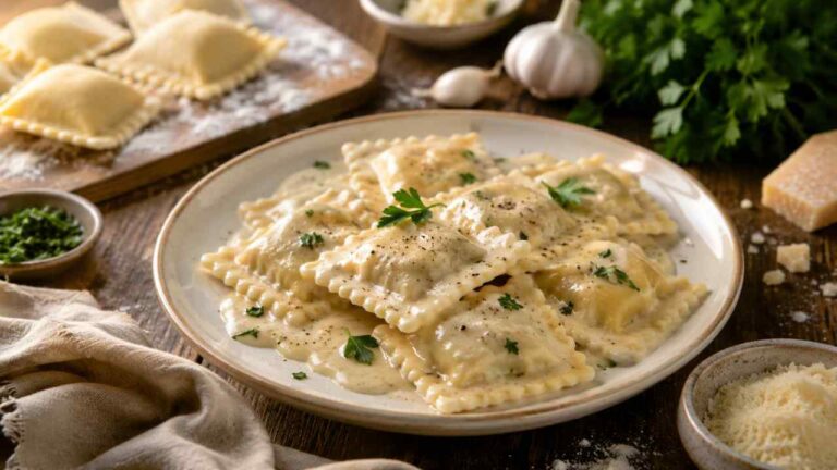 Delicious Homemade Ravioli with a Creamy Filling the Whole Family Will Love