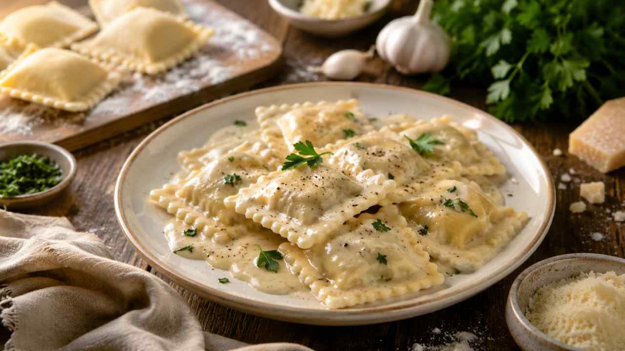Delicious Homemade Ravioli with a Creamy Filling the Whole Family Will Love