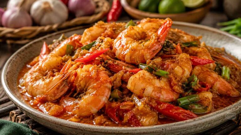 Easy Padang Shrimp Recipes with Rich and Spicy Seafood Taste