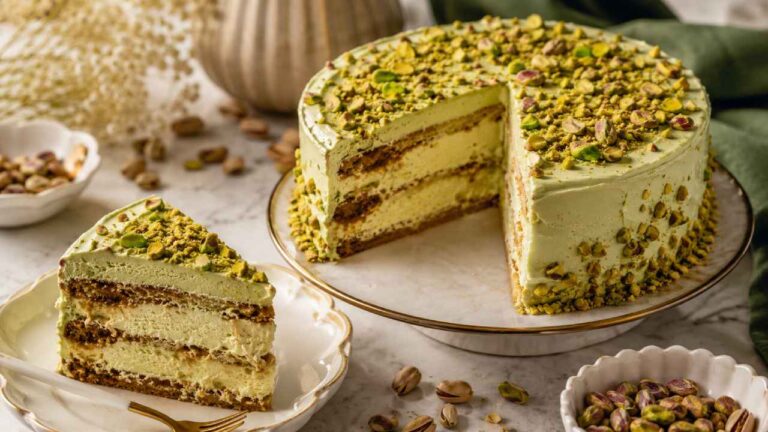 Pistachio Tiramisu Cake Becomes the Latest Viral Bakery Sensation