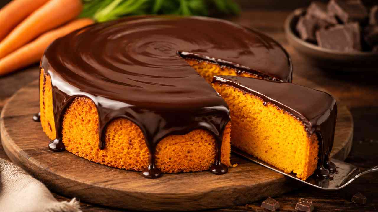 Brazilian Carrot Cake with Rich and Silky Chocolate Topping