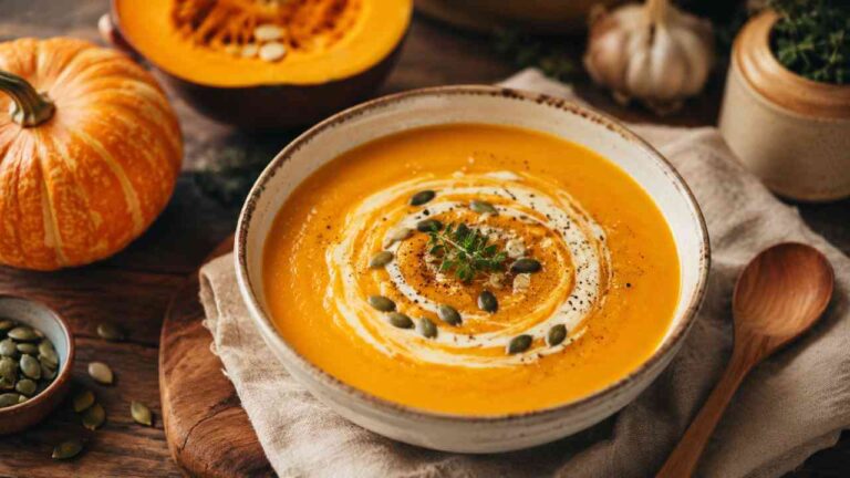 Healthy Pumpkin Soup Brings Creamy Comfort Without Heavy Cream