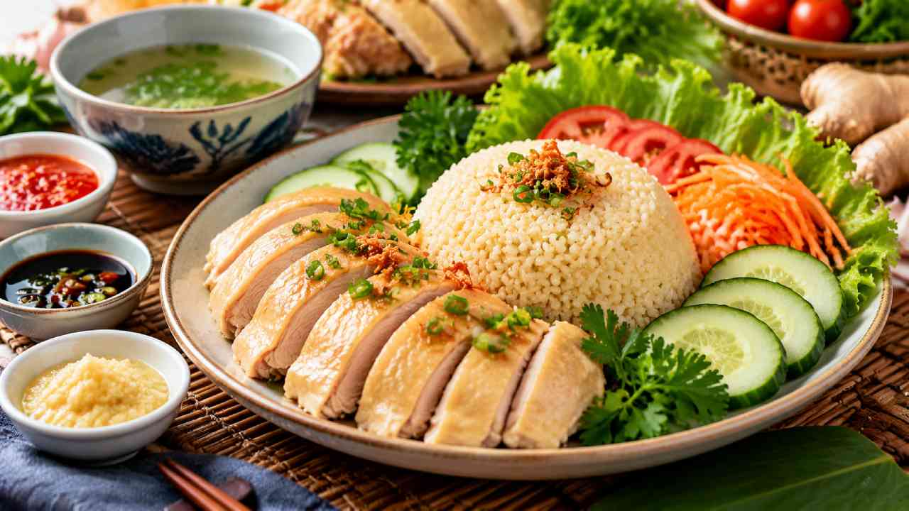 Singapore Healthy Chicken Rice: A Balanced Asian Meal with Authentic Flavor