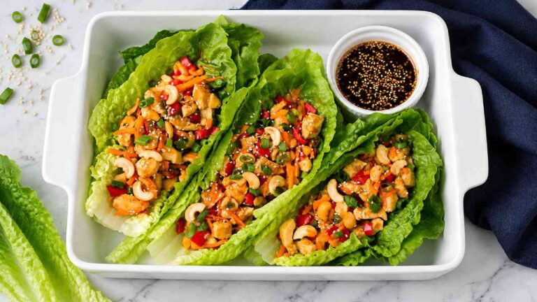 Chicken Lettuce Wrap, a Fresh and Healthy Protein-Packed Meal