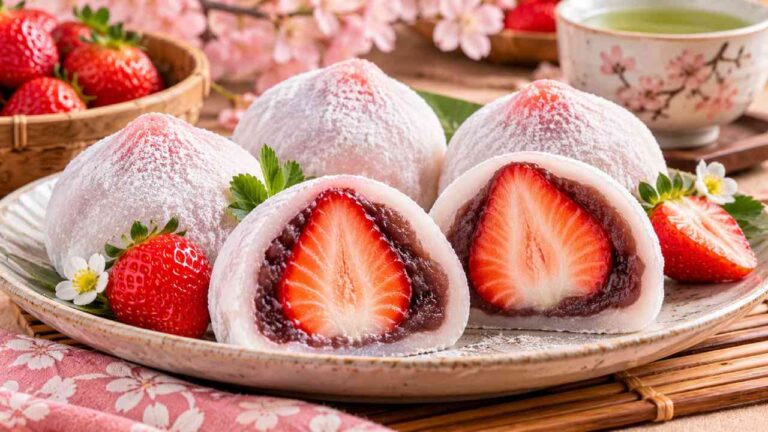 Strawberry-Daifuku-Soft-Mochi-Fresh-Strawberry-Surprise